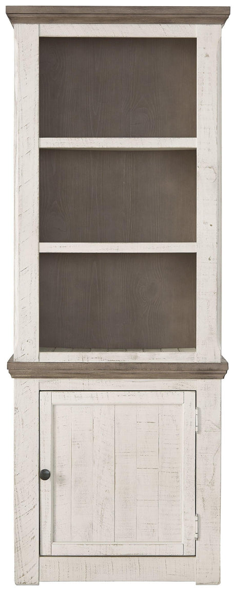 Havalance Two-tone Right Pier Cabinet - Ella Furniture