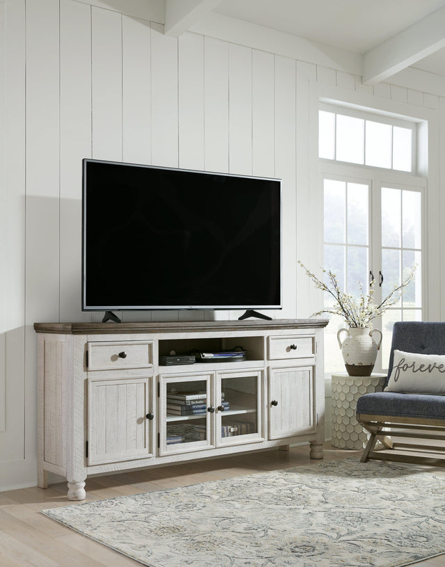 Havalance Two-tone Tv Stand - Ella Furniture