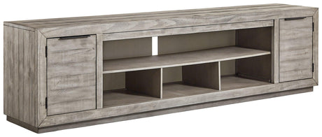 Naydell Gray 92" Tv Stand - Ella Furniture