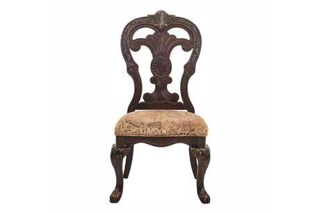 Deryn Park Cherry Modern Classic Traditional Solid Wood Upholstered Oval Dining Room Set - Ella Furniture