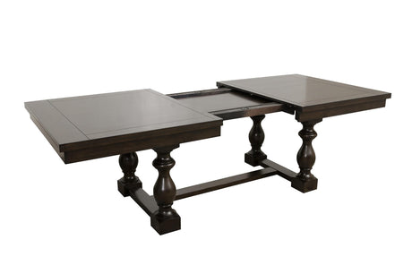 Reid Neutral Modern Solid Wood And Veneers Fabric Upholstered Seat Rectangular Dining Room Set - Ella Furniture