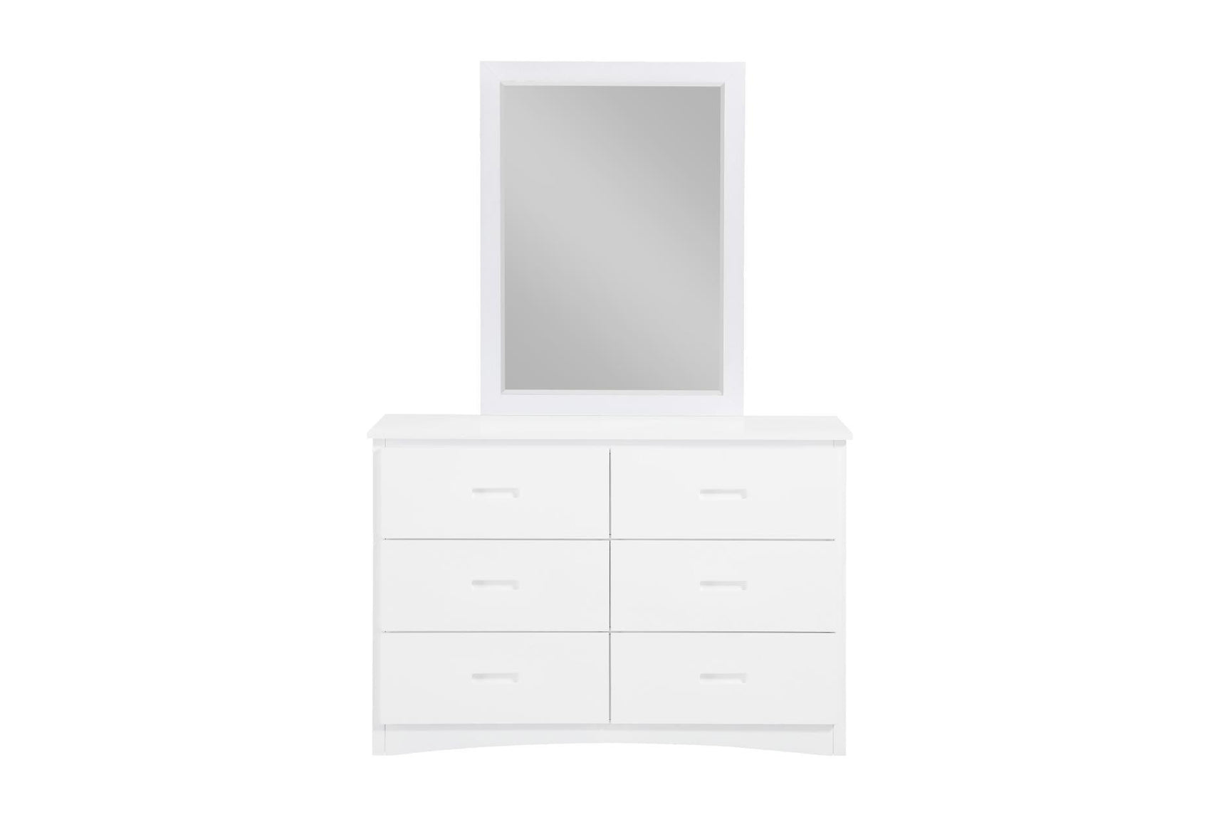 Galen White Modern Transitional Wood And Engineered Wood Twin Over Twin Youth Bedroom Set - Ella Furniture