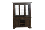 Reid Neutral Modern Solid Wood And Veneers Fabric Upholstered Seat Rectangular Dining Room Set - Ella Furniture