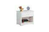 Galen White Modern Transitional Wood And Engineered Wood Twin Over Twin Youth Bedroom Set - Ella Furniture