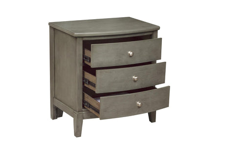Cotterill Gray Modern Transitional Solid Wood Faux Leather Upholstered Tufted Panel Bedroom Set - Ella Furniture