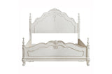 Cinderella Antique White Modern Traditional Solid Wood Youth Panel Bedroom Set - Ella Furniture