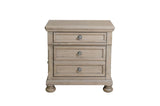 Bethel Gray Modern Classic Transitional Solid Wood Panel Storage Bedroom Set - Ella Furniture