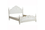 Cinderella Antique White Modern Traditional Solid Wood Youth Panel Bedroom Set - Ella Furniture