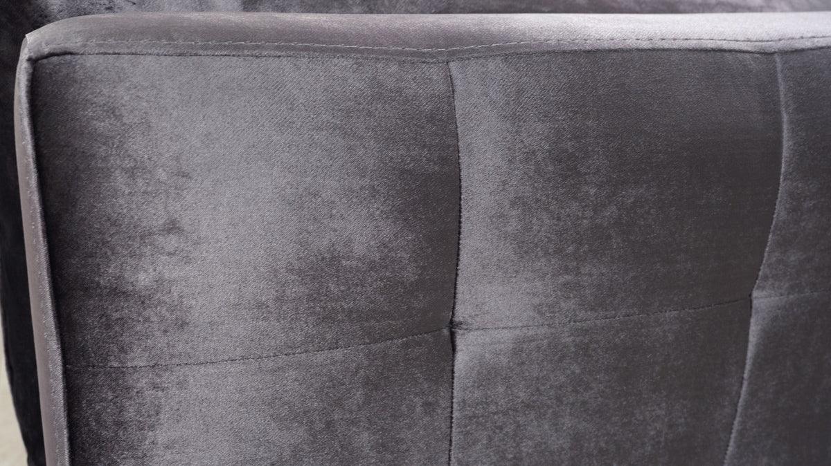 Skylar Gray Velvet Sofa & Loveseat - Ella Furniture