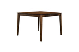 Verona Cherry Brown Solid Wood Faux Leather Upholstered Seat Counter Height Dining Room Set - Ella Furniture