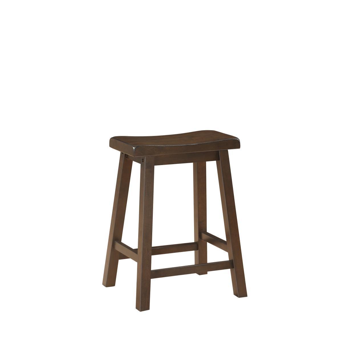 Bracknell Brown Cherry Rustic Modern Casual Industrial Solid Wood Counter Height Dining Room Set - Ella Furniture