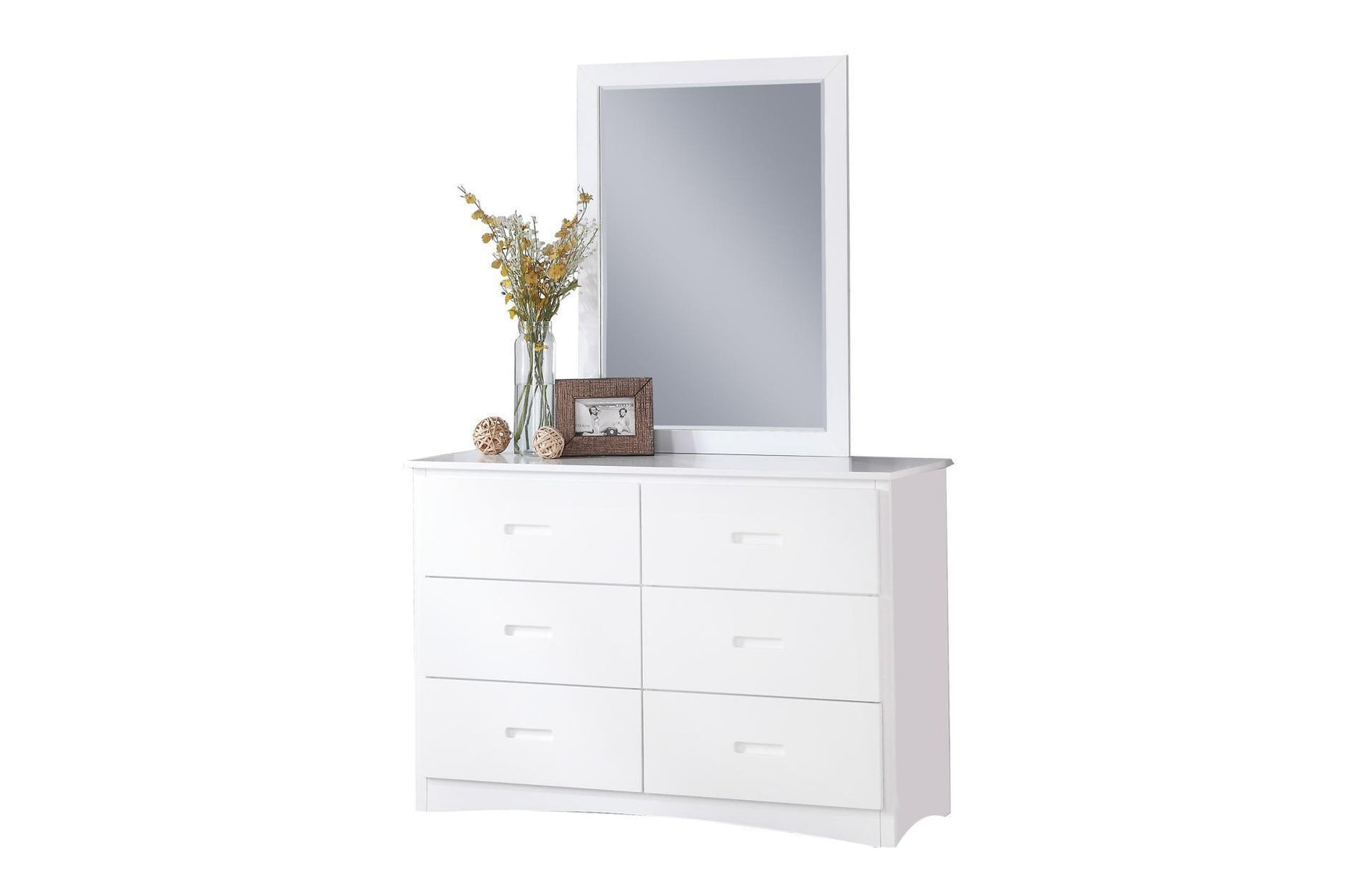 Galen White Modern Transitional Wood And Engineered Wood Youth Twin Bed With Storage Bedroom Set - Ella Furniture
