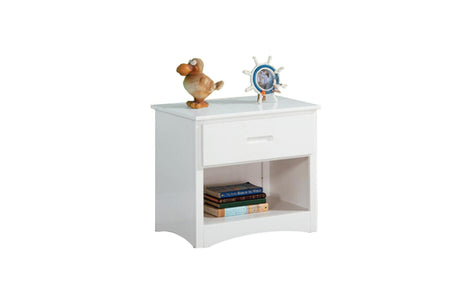 Galen White Transitional Solid Wood Youth Twin Over Twin Storage With Two Under Bed Options Bed - Ella Furniture