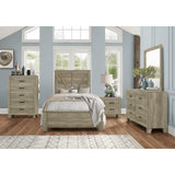 Avenue Rustic Modern Contemporary Wood And Engineered Wood Panel Youth Bedroom Set - Ella Furniture