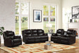 Carter Brown Modern Leather Gel 3Pc Reclining Set - Ella Furniture