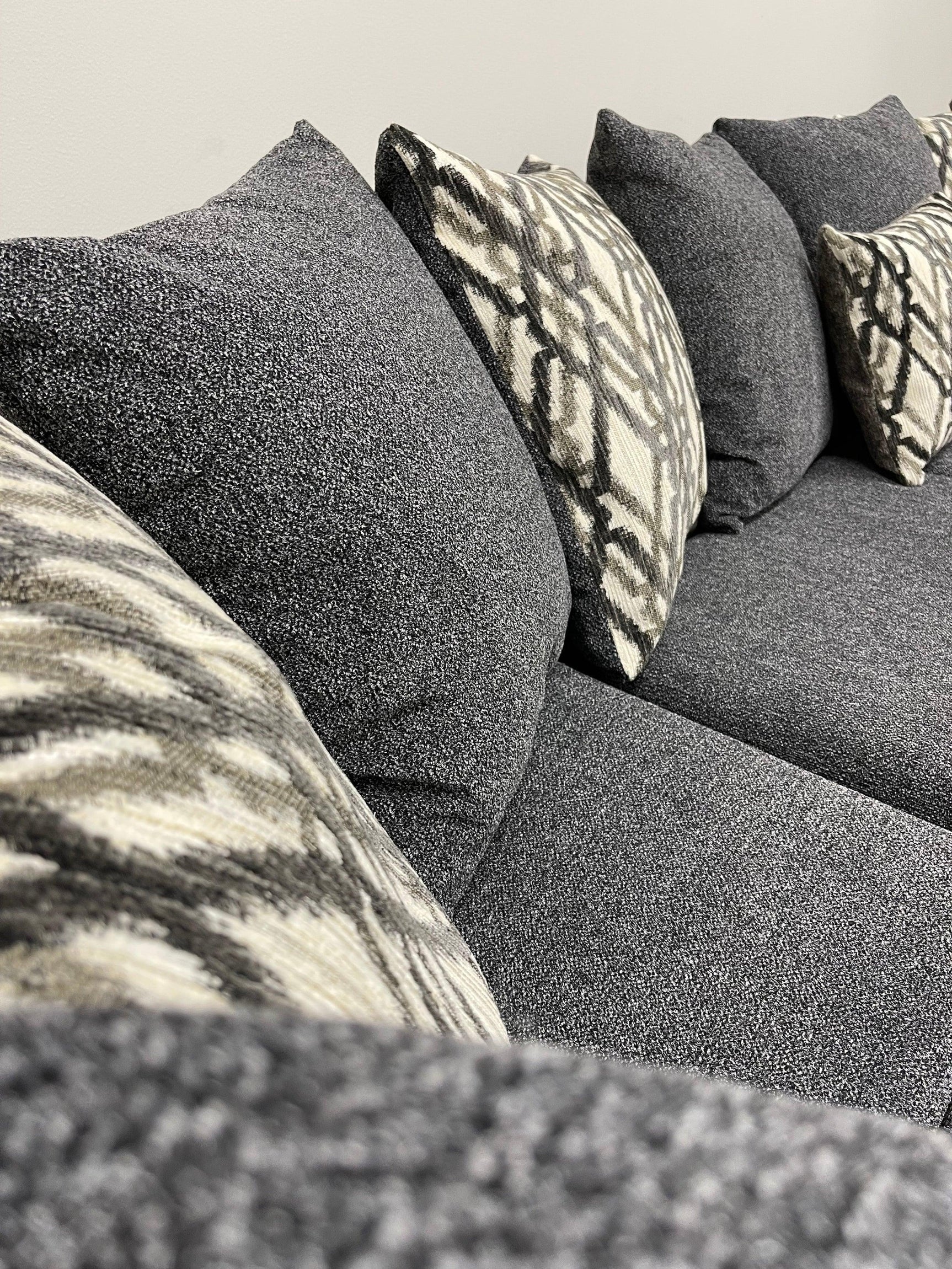 Steel Modern Contemporary Traditional Metal Legs Fabric Sectional - Ella Furniture
