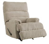Rocker Brown Metal Polyester Contemporary Modern Recliner - Ella Furniture