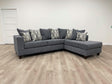 Steel Modern Contemporary Thick Fabric Upholstered Sectional - Ella Furniture