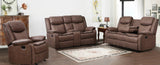 Weston Brown Modern Palomino 3Pc Reclining Living Room Set - Ella Furniture