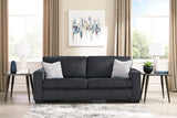 Altari Slate Modern Conventional Fabric Upholstered Queen Sofa Sleeper - Ella Furniture