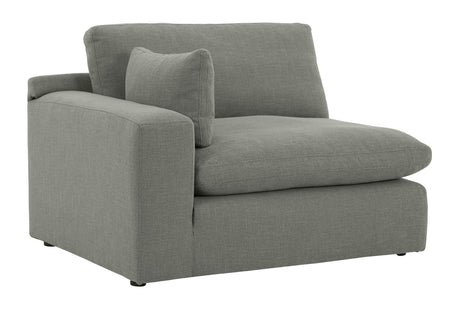 Cloud Gray Modern Contemporary Traditional Chenille Fabric Sectional Oversized, High Quality - Ella Furniture