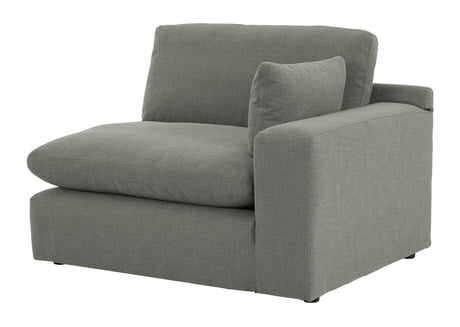 Cloud Gray Modern Contemporary Traditional Chenille Fabric Sectional Oversized, High Quality - Ella Furniture