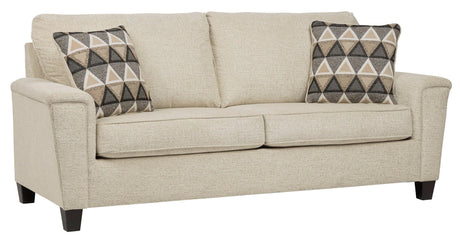 Abinger Natural Modern Contemporary Fabric Polyester Upholstered Sofa And Loveseat Set - Ella Furniture