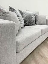 Dove Gray Modern Contemporary Fabric Sofa & Loveseat - Ella Furniture