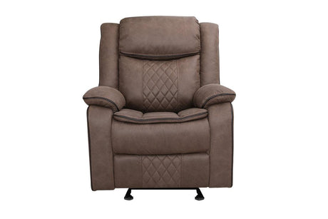 Weston Brown Modern Palomino 3Pc Reclining Living Room Set - Ella Furniture